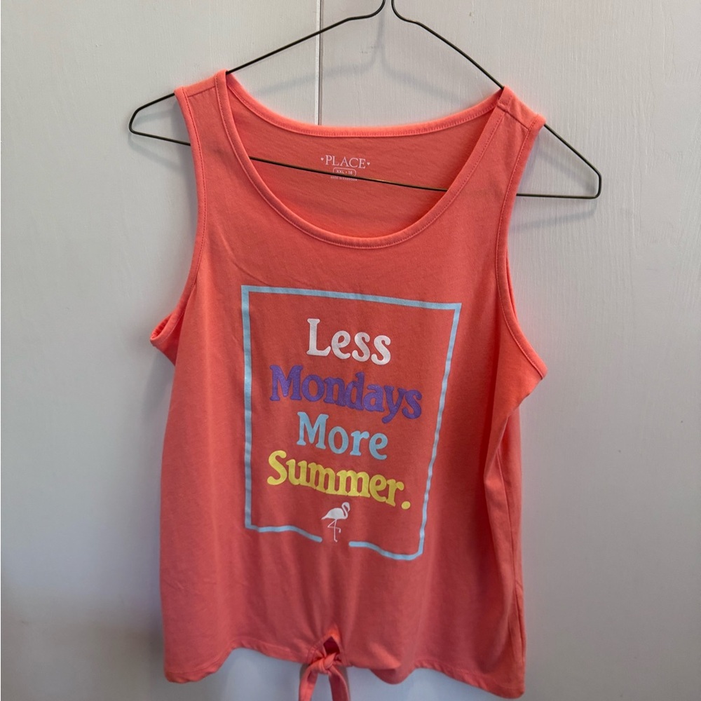 Two tank tops that my daughter never got to use.